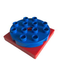 Lego® Duplo® otočná kostka modročervená